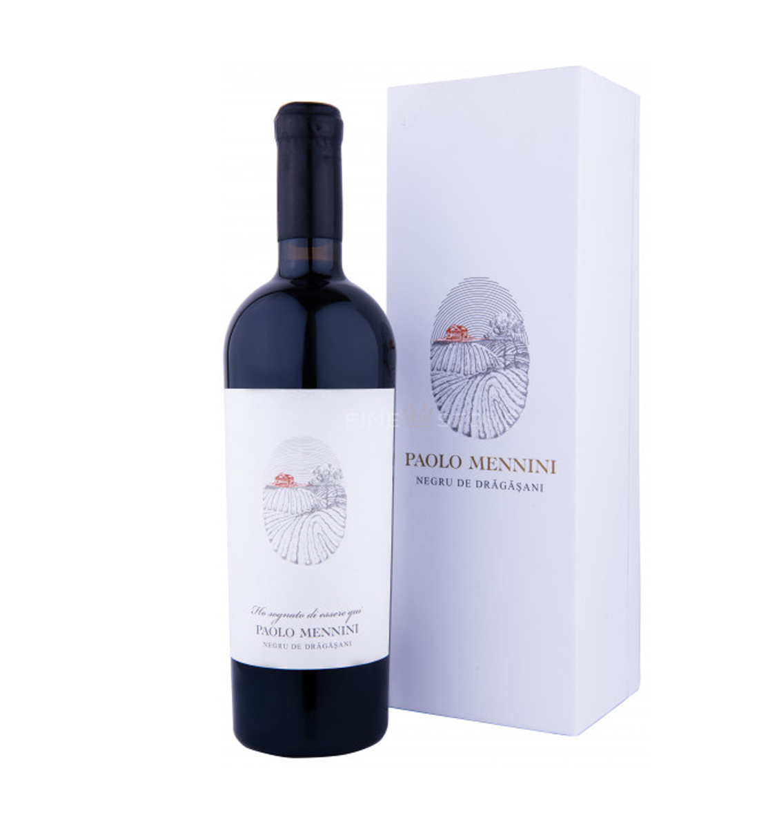 Mennini Negru de Dragasani Caseta - Vin Sec Rosu - Romania - 0.75L